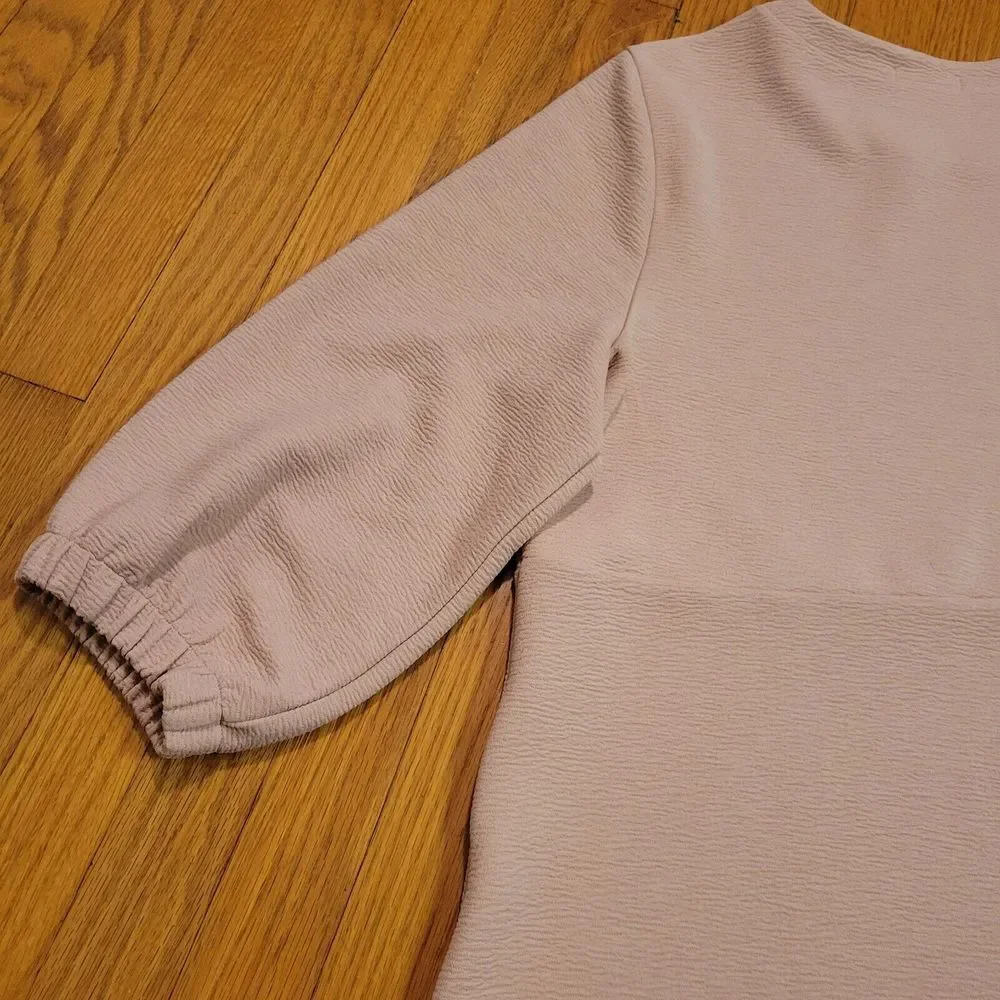 Free Assembly Womens‎ Dress 3/4 Sleeve Pink Size XXL Wedding Career Preppy - Picture 14 of 16